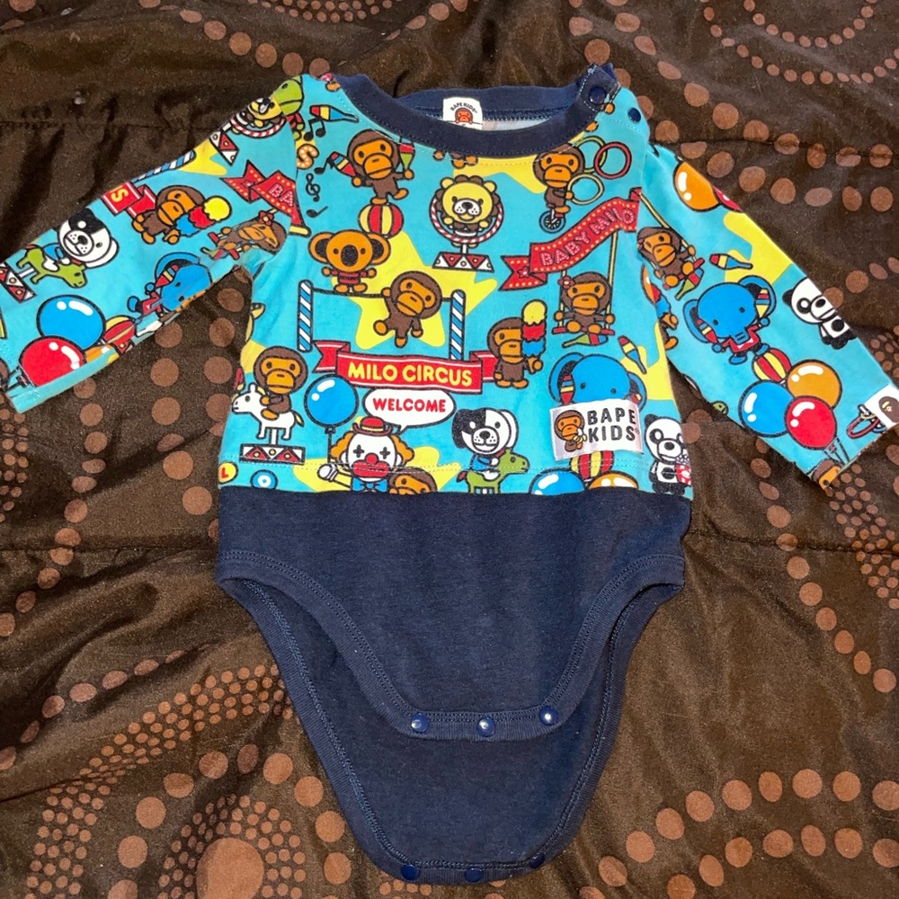 Authentic Bape infant onesie